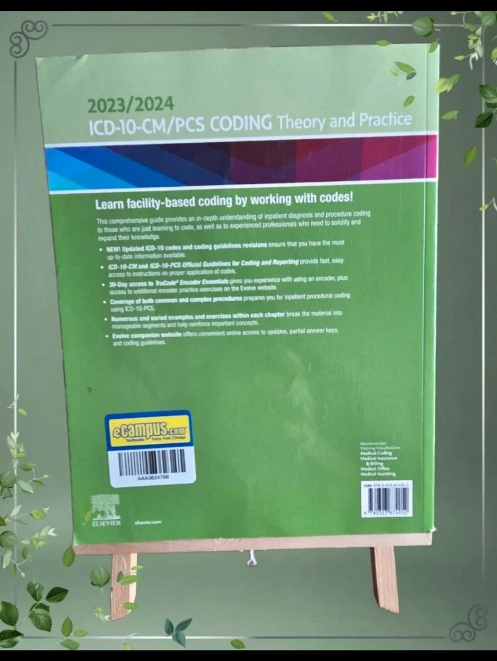 2023/2024 ICD-10-CM/PCS Coding Theory and Practice - Green Cover